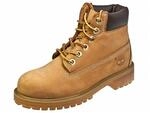 Timberland 12809 6in Classic Boot FTC Unisex - Kinder Stiefel, Gelb (Wheat Nubuck),