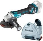 Makita DGA514ZJU1 Akku-Winkelschleifer 18 V mit Bluetooth (ohne Akku, ohne