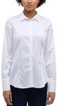 ETERNA Regular Bluse Langarm Hemdenkragen Schulterpasse wei&szlig;