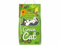 Green Cat 4x12 =48 Liter GREENCAT NATURSTREU ÖKO-Plus S KATZENSTREU - Best...