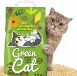 GreenCat 4x12 =48 Liter GREENCAT NATURSTREU &Ouml;KO-Plus Green CAT`S KATZENSTREU - Best