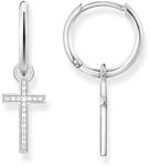 THOMAS SABO Creolen Kreuz 925er Sterlingsilber