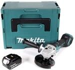 Makita DGA 517 T1J Akku Winkelschleifer 18V 125mm Brushless + 1x Akku 5,0Ah +...