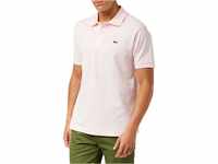 Lacoste Herren Regular Fit Poloshirt L1212 Einfarbig, rosa (Flamant), S