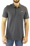 Lacoste Herren Sport, Poloshirt L1230, Grau (Bitume), X-Small