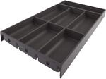 BLUM AMBIA-LINE Besteckeinsatz NL600mm,B300mm, Stahl oriongrau