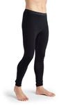 Icebreaker Herren Funktionshose 260 Tech Leggings, Black/Monsoon, XXL, 104373001XXL