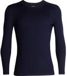 Icebreaker Herren Funktionsshirt 260 Tech LS Crewe, Midnight Navy, L, 104371401L