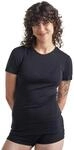 Icebreaker Damen 175 Everyday SS Crewe Funktionsshirt, Schwarz, XS, 104470001XS