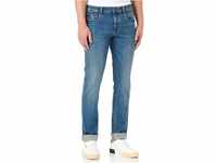 camel active Herren Regular Fit 5-Pocket Jeans aus Baumwolle 30 Hellblau
