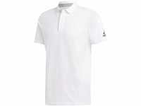 adidas Herren Must Haves Plain Poloshirt, White, XL