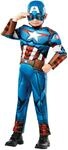 Rubie's 640833M Captain America Kost&uuml;m, boys, blau, M