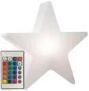 8 seasons design Shining Star Merry Christmas LED Weihnachtsstern &Oslash; 60 cm (Wei&szlig;),
