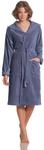 Vossen Bademantel Unisex Kurzmantel mit Kapuze Texas Atlantic - 484 XS