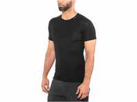 Woolpower Lite Tee Shirt Men - bielizna z merynosów, Czarny, XL