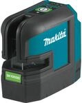 Makita SK105GDZ Akku-Kreuz Linienlaser gr&uuml;n 12 V max. (ohne Akku, ohne Ladeger&auml;t),