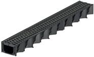 1m ACO Hexaline 2.0 Entw&auml;sserungsrinne mit Microgrip Stegrost Rinne Bodenrinne