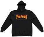 Thrasher Flame Herren-T-Shirt, mit Logo XL schwarz