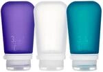 humangear 'GoToob' 3er Pack 100 ml transp./violett/t&uuml;rkis, 071103, " Einheitsgr&ouml;&szlig;e