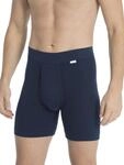 CALIDA Cotton 1:1 Boxershorts, extra lang Herren, Feinripp, mit Softbund und
