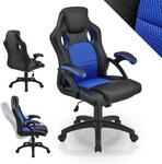 Juskys&reg; Racing Schreibtischstuhl Montreal ergonomisch h&ouml;henverstellbar & gepolstert