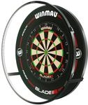 WINMAU Plasma Dartscheiben-Beleuchtung, 360&deg; LED Ring Licht Schattenfreie