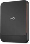LaCie Portable SSD, externe SSD 2TB, 2.5 Zoll, USB-C, PC & Mac, inkl. 3 Jahre Rescue