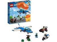 LEGO 60208 City Polizei Flucht mit dem Fallschirm, Bausatz mit Flugzeug, Auto...