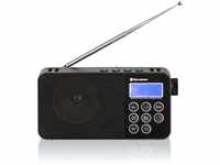 Roadstar TRA-2340PSW Digitales Tragbares Multiband-Radio AM/FM/SW Netz- und