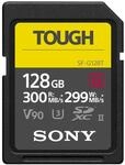 Sony SF-G128T SD-Speicherkarte (128 GB, UHS-II, SD Tough, G Serie)