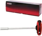 KS Tools 158.5010 CHROMEplus T-Griff-Nuss-Schraubendreher, lang, 10mm