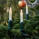 hellum Lichterkette Weihnachtsbaum LED-Filament, Made in Germany, Weihnachtskerzen