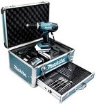 Makita HP457DWEX4 LI Akku-Schlagschrauber 18 V/1,3 Ah 13 mm Durchmesser (2 Batterien