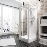 Schulte Komplettdusche Juist 80x80 cm, Duschkabine komplett mit ESG...