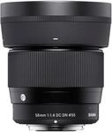 Sigma 56mm F1,4 DC DN Contemporary Objektiv f&uuml;r Micro Four Thirds Objektivbajonett