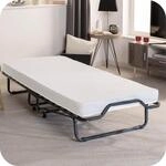 Beautissu G&auml;stebett klappbar 90x200 cm &ndash; langlebiges & faltbares Reisebett...