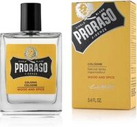 Proraso Cologne Wood and Spice, 100 ml, Eau de Cologne entwickelt f&uuml;r tiefgreifende