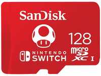 SanDisk microSDXC UHS-I Speicherkarte für Nintendo Switch 128 GB (V30, U3, C10, A1,