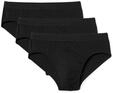 CALIDA Natural Benefit Slip, Unterhose Herren, im 3er-Pack schwarz 52-54