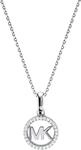 Michael Kors MKC1108AN040 Damen Collier Silber 925 Silber wei&szlig; Zirkonia 45 cm