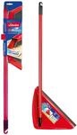 Vileda DuActiva Besen mit Teleskopstiel , plastik, rot, 8 x 28.5 x 81 cm