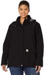 Carhartt Damen Storm Defender&reg; schwere Jacke, Schwarz, S
