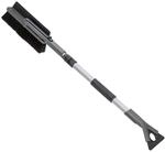 Kungs Star-is Schneebesen mit Eiskratzer - Teleskopstiel 93&ndash;125 cm - Gummilippe -
