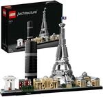 LEGO Architecture Paris, Modellbausatz mit Eiffelturm, Champs-&Eacute;lys&eacute;es und