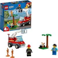 LEGO 60212 City Feuerwehr beim Grillfest, Bauset mit Feuerwehrauto-Spielzeug,