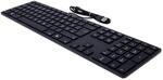 Matias FK318PCLBB-DE Aluminum Wired Tastatur mit RGB-Hintergrundbeleuchtung USB