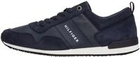 Tommy Hilfiger Herren Runner Sneaker Iconic Leather Suede Mix Runner Sportschuhe,