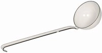 Riess, 0307-033, Sch&ouml;pfl&ouml;ffel &oslash; 7cm, WEISS, Wei&szlig;, Emaille, Vol. (rec.): 0,1
