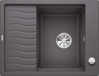 BLANCO ELON 45 S | Granitsp&uuml;le aus SILGRANIT felsgrau | Einbauart: Einbau von Oben 
