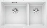 BLANCO SUBLINE 430/270-U | Granitsp&uuml;le aus SILGRANIT wei&szlig; | Einbauart: Unterbau 